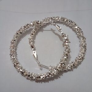 Elegant Silver Hoop Earrings